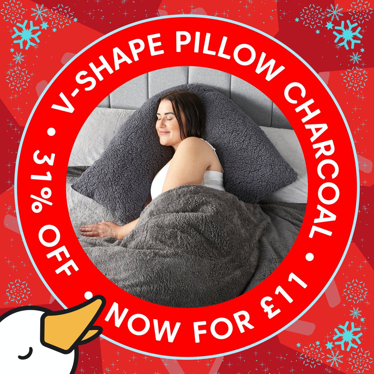🌟 Dive into comfort with our super cosy Teddy V shaped pillow - now at a snuggly price of only £11 (was £16)! 🔥

🛒 Huggleland Charcoal Teddy V-Shape Pillow downlandbedding.co.uk/huggleland-cha… 

#Downland #Huggleland #JanuarySale