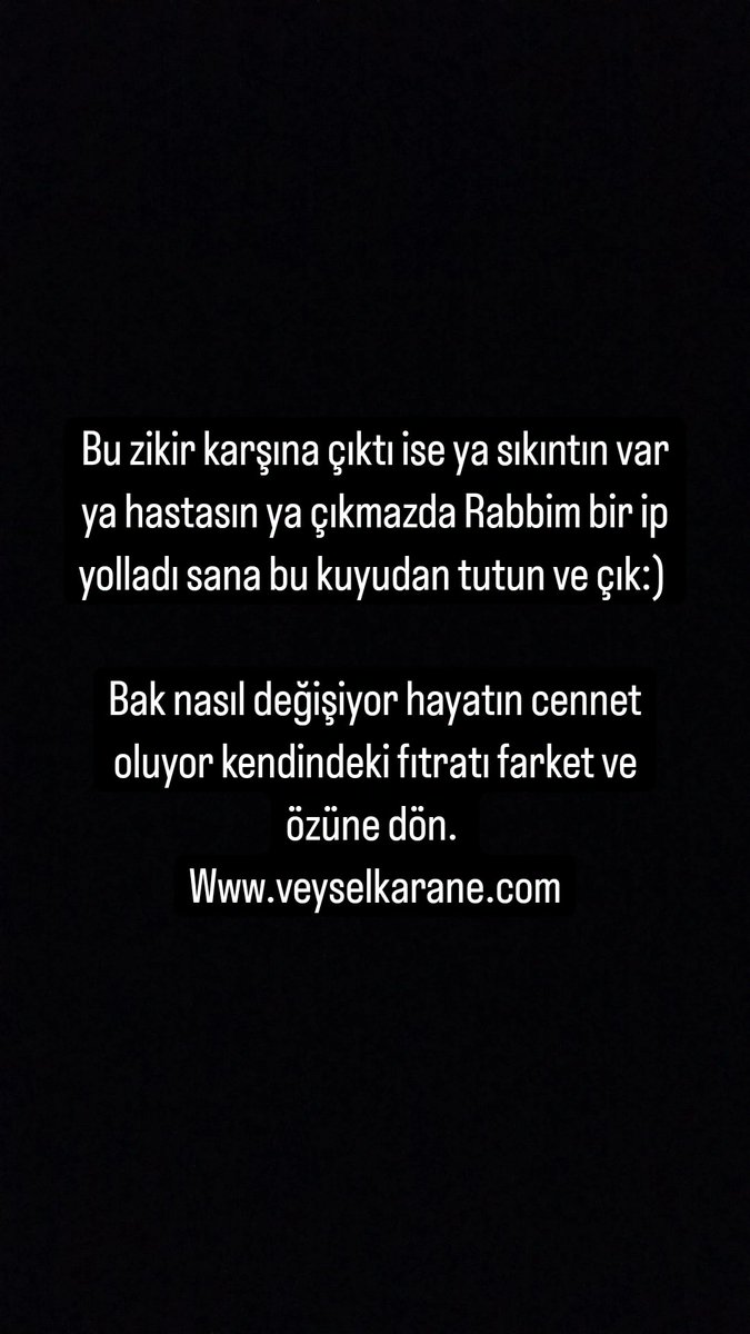 zeynserap1's tweet photo. Bu zikir karşına çıktı ise ya sıkıntın var ya hastasın ya çıkmazda Rabbim bir ip yolladı sana bu kuyudan tutun ve çık:) 

Bak nasıl değişiyor hayatın cennet oluyor kendindeki fıtratı farket ve özüne dön. 
https://t.co/PlZmGzDALR
#WeiboNight2023 #sehidimizvar #sehitlerimizvar https://t.co/7Ye2Lgk1MC