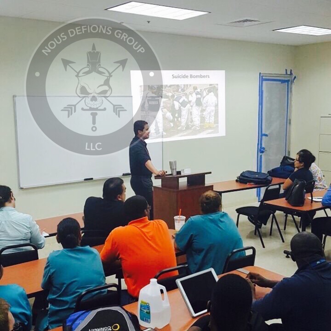 July 2016.  Session #2 of Terrorism Awareness Seminar for Florida Technical College - Kissimmee.  Thank you for your hospitality.  

#NDGLLC #military #specialforces #veterans #CIF #Combat #DeOppressoLiber #NousDefions #america #merica #terrorism