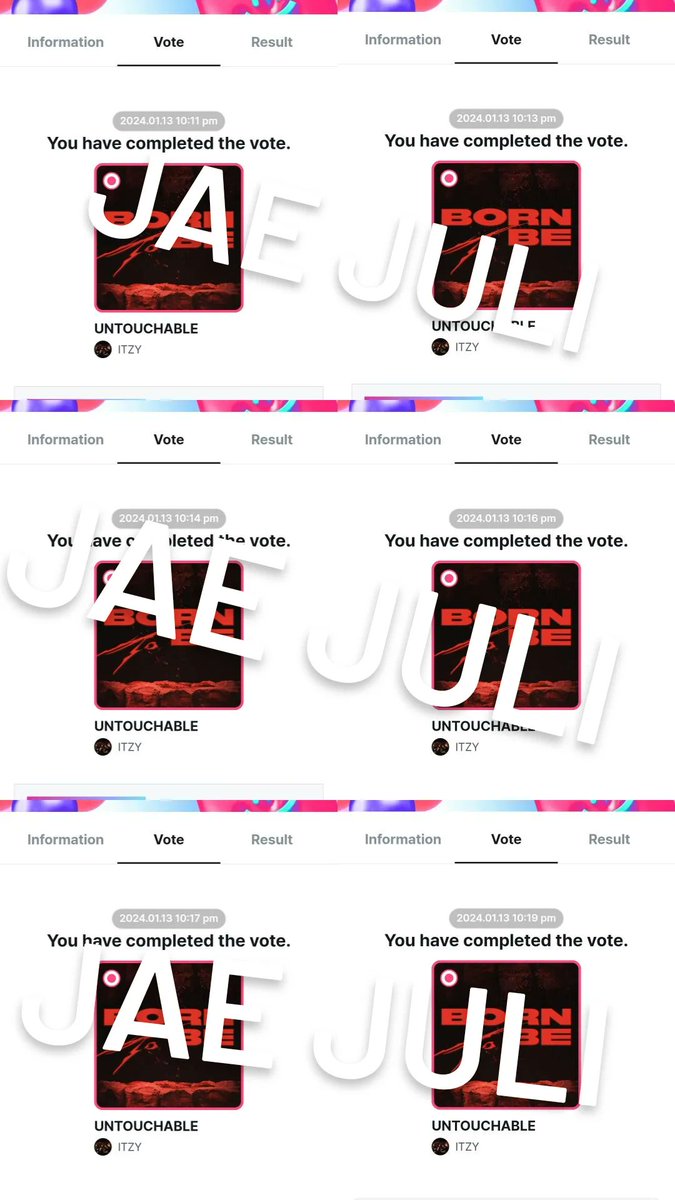 juli.jae_ Selling MCD vote tweet media
