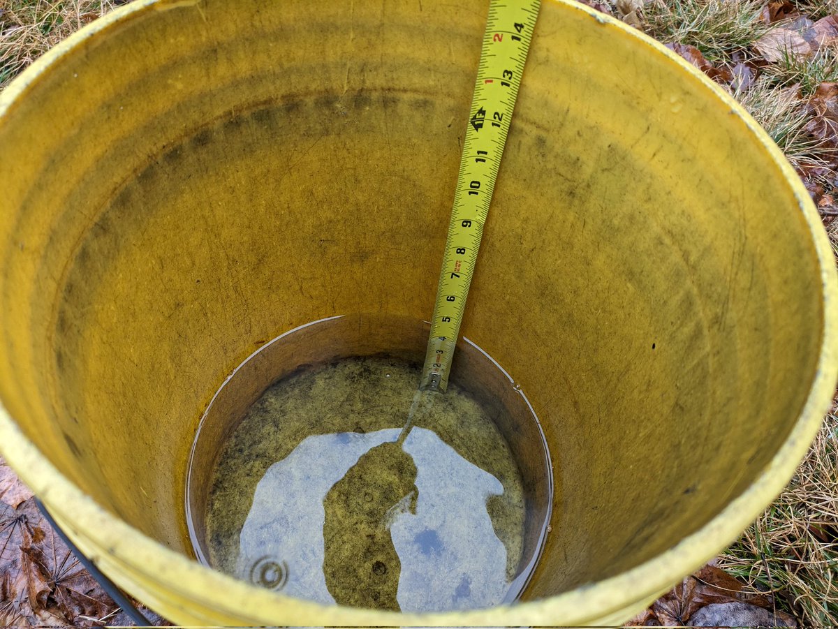 January 13, 2024, 10:30 am EST, West Cranston, RI 02921. 3.8" +/- .125" in rain bucket. #wx <a href="/WX1BOX/">SNE Amateur Radio Skywarn</a> <a href="/NWSBoston/">NWS Boston</a> #spotterID_13397