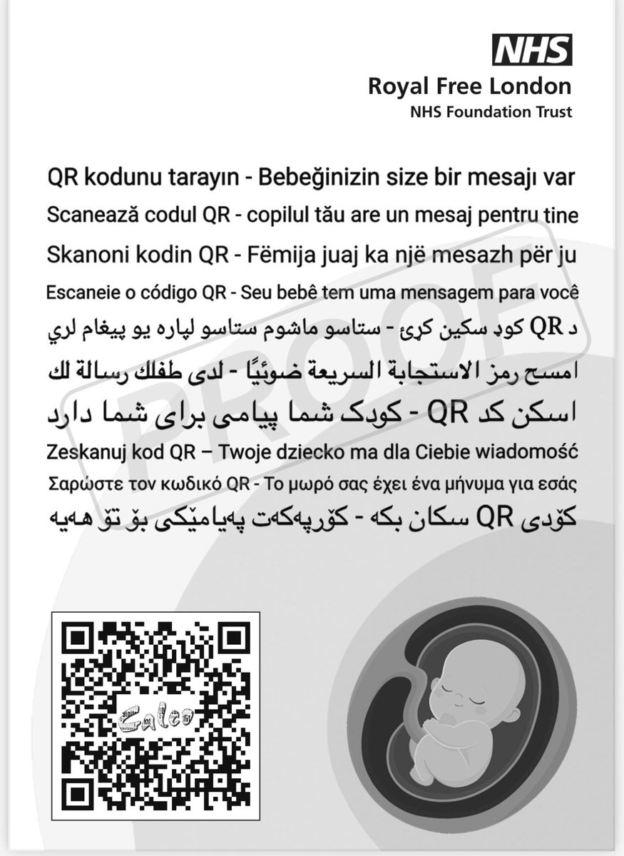 At @RoyalFreeNHS we have developed Congratulations cards that provide a safe space for scan pictures to be stored & vital information on bonding & responsive parenting. The information is available in our top 10 languages. #reducinghealthinequalities #innovation #UNICEF