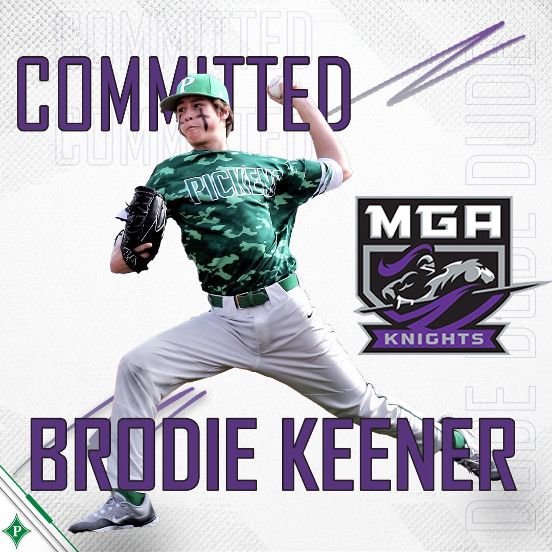 Congratulations to <a href="/Brodiek24/">Brodie Keener</a> for his commitment to to play baseball at Middle Georgia College. #DUDE #DevelopedHere