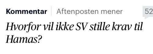 Aftenposten - avisen som ikke dekker ICJ-søksmålet fra SA fordi de er opptatt med å refse SV.