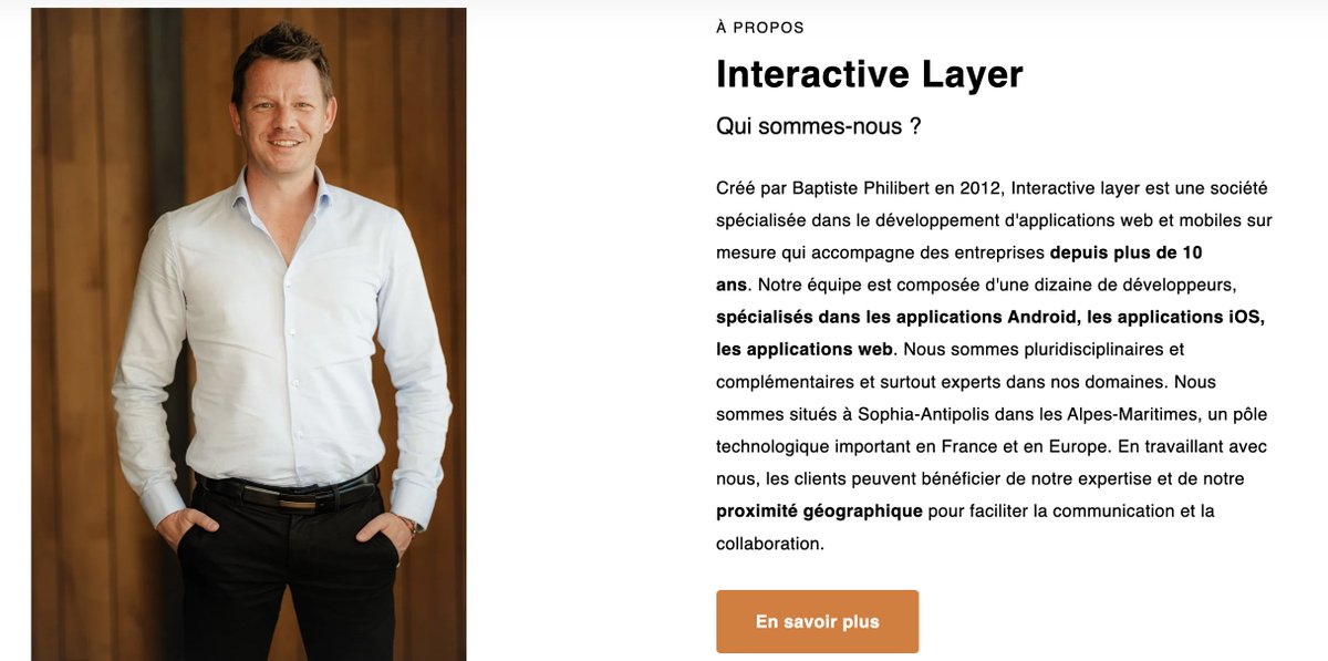 LayerInteracti1's tweet photo. ▶️ En cette nouvelle année, découvrez le nouveau site internet de notre studio de développement d'applications mobile &amp; web

🌐 https://t.co/WQvN7xsQB0

#application #CotedAzurFrance #interactivelayer https://t.co/LMnAYKFEQF