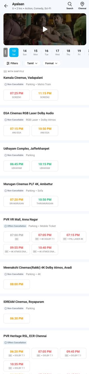 AllIndiaSKFC's tweet photo. "ORANGE &amp; RED ALERT" in Theatres 💥💥💥

Idhu Namma #AyalaanPongal 🌾

Book your Tickets Fast and Enjoy our Prince @Siva_Kartikeyan Anna's #Ayalaan 👽

#AyalaanBlockbuster https://t.co/2MreMdsrxm