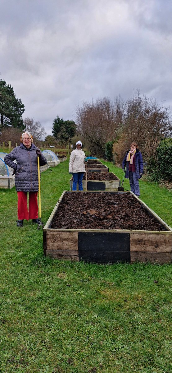 Thanks to our great team of volunteers, for shifting 4 tons of horse manure this week.