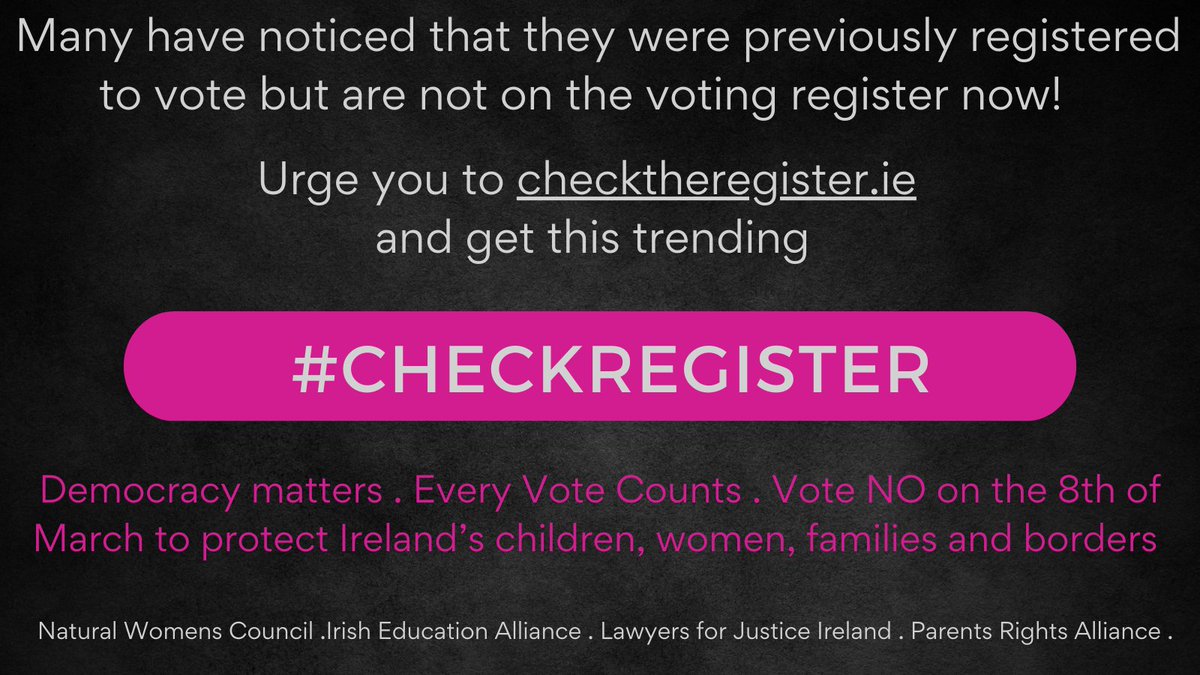 #checktheregister
checktheregister.ie