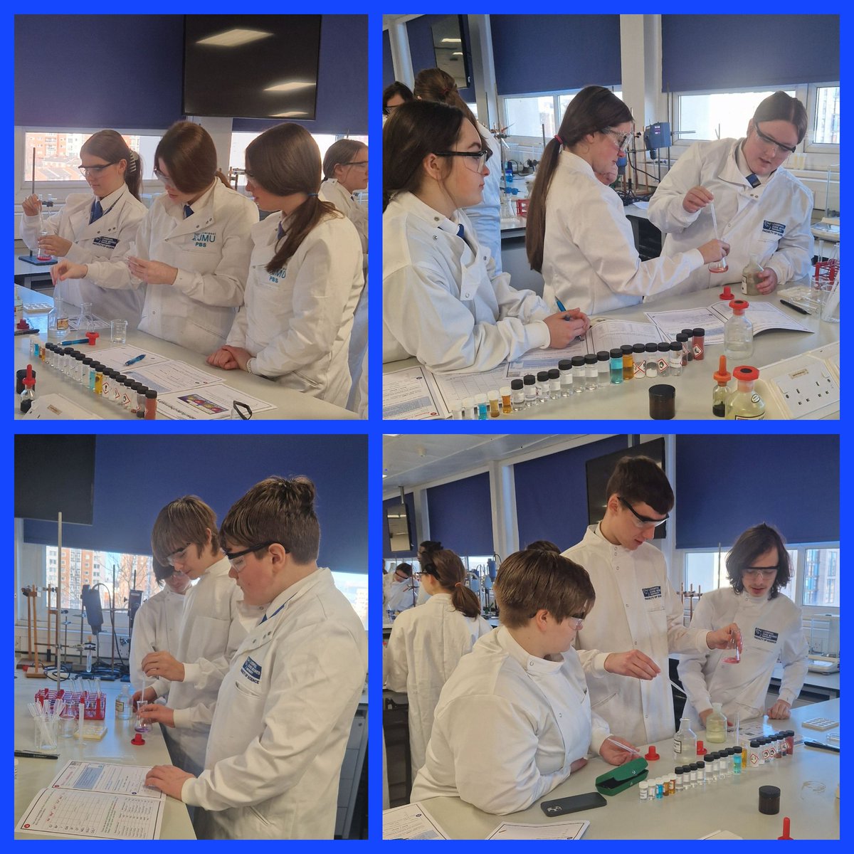 tgssciencehrs's tweet photo. Revising 'all things ionic' at JMU. 32 yr11 students had a great day using the labs to revise practically and the lecture halls to revise theory and exam practice 🧑‍🔬👩‍🔬🧪
@LJMUAbsChem @Grange_School @ShapingFutures_ https://t.co/9UK2oCZOO8
