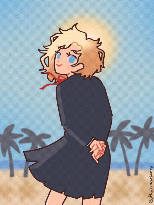「beach blonde hair」 illustration images(Latest)