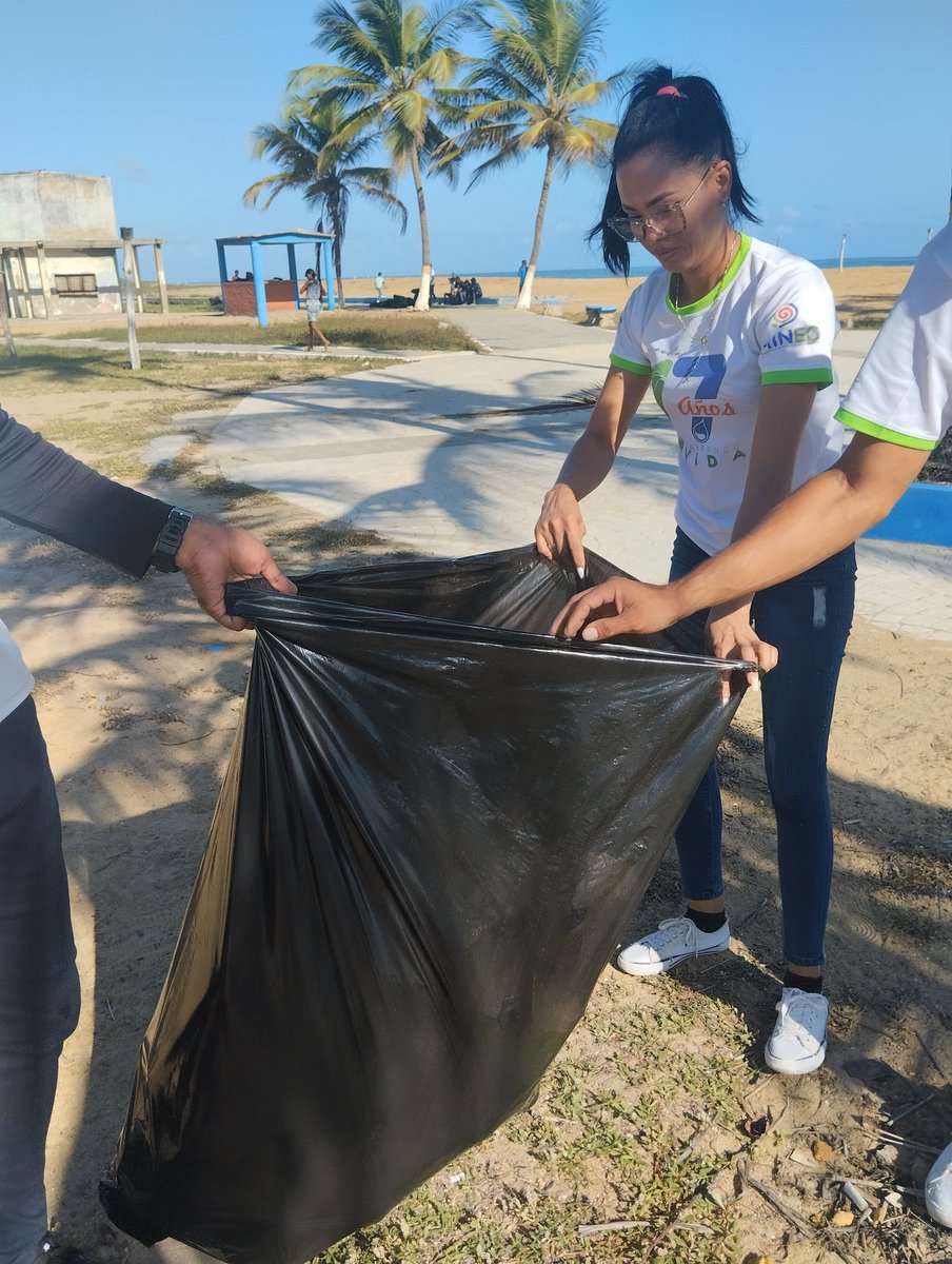 Misión Arbol y Cambio Climático 🌱🌳♻️ Jornada de Saneamiento Balneario Playa Palma Sola 💪🏻🚩💚 <a href="/misionarbolven/">Fundación Misión Árbol</a>  <a href="/JorhsRebelde/">Jorluis Bracho</a>  <a href="/Eilemspsuv/">𝕷𝖆𝖚𝖗𝖆 𝕰𝖎𝖑𝖊𝖒𝖘</a>