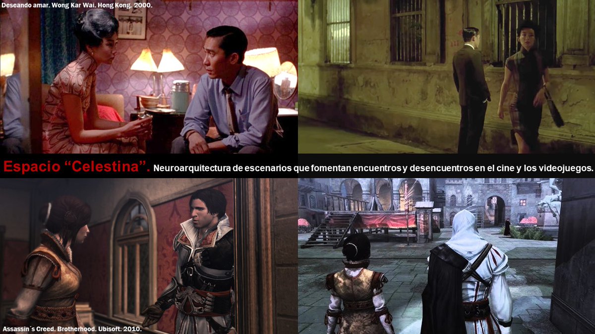 ¿Puede el análisis de la neuroarquitectura de los escenarios cinematográficos y de videojuegos, ayudarnos a entender mejor lo que sienten los protagonistas de una relación amorosa complicada?. Hablaré de ello en el VI CONGRESO INTERNACIONAL SOBRE ARQUITECURA Y CINE INTERFERENCIAS