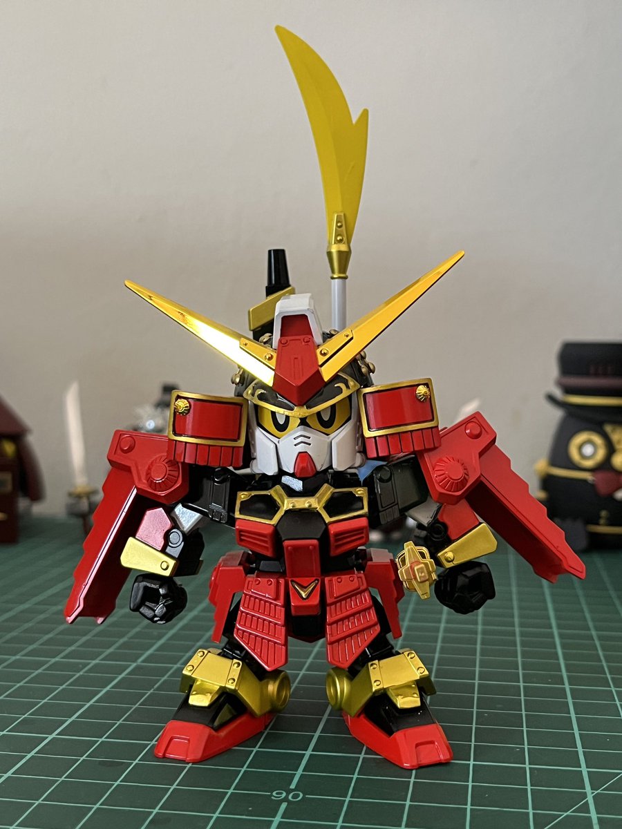 maxmis9's tweet image. 武者鋼彈，準備上墨🫡

#SD鋼彈 #BB士
#SDガンダム #gundam
#LGBB #SD三國傳