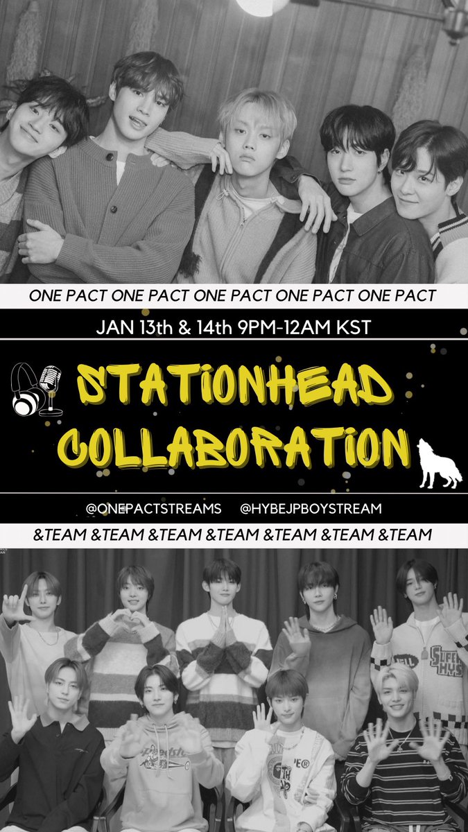 onepactstreams's tweet photo. ✨From This MOMENT✨

[📻] ‼️ ON AIR NOW ‼️

Day 1 with &amp;TEAM!! @HYBEJPBoyStream 

🎙️Host: @Onepactstreams 
🗓️ Jan 13th 9PM-12AM KST
🔗 https://t.co/Lgtjjl9PtR 

#andTEAMxONEPACT #andTEAM #ONEPACT #원팩트 #ワンパクト #OnePactStreamingParty https://t.co/6zXrO6fQx9