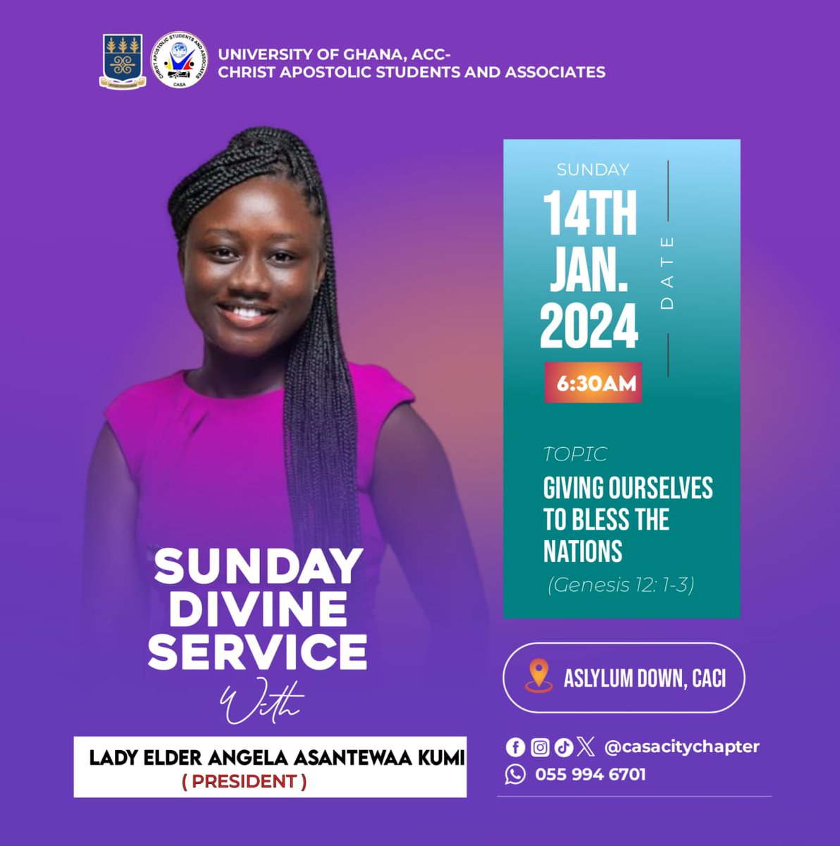casacitychapter's tweet photo. Sunday Divine Service ⛪❤
Come and Be blessed 
#GIVING OURSELVES TO BLESS THE NATIONS 
#CASAWITHASTRONGVISION 
#CASACITYCHAPTER https://t.co/Ugvao1MlSt