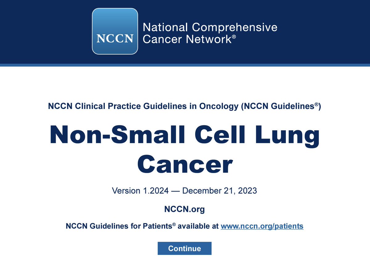 Stephen V Liu, MD (@stephenvliu) on Twitter photo Many updates in the 1.2024 <a href="/NCCN/">National Comprehensive Cancer Network (NCCN)</a> NSCLC guidelines including:
- amivantamab + carbo/pem preferred 1L for EGFR exon 20 (PAPILLON)
- amivantamab + carbo/pem for #EGFR post osimertinib (MARIPOSA2)
- repotrectinib for 1L #ROS1 (TRIDENT)
- atezolizumab monotherapy for PS3 (IPSOS) Many updates in the 1.2024 <a href="/NCCN/">National Comprehensive Cancer Network (NCCN)</a> NSCLC guidelines including:
- amivantamab + carbo/pem preferred 1L for EGFR exon 20 (PAPILLON)
- amivantamab + carbo/pem for #EGFR post osimertinib (MARIPOSA2)
- repotrectinib for 1L #ROS1 (TRIDENT)
- atezolizumab monotherapy for PS3 (IPSOS)