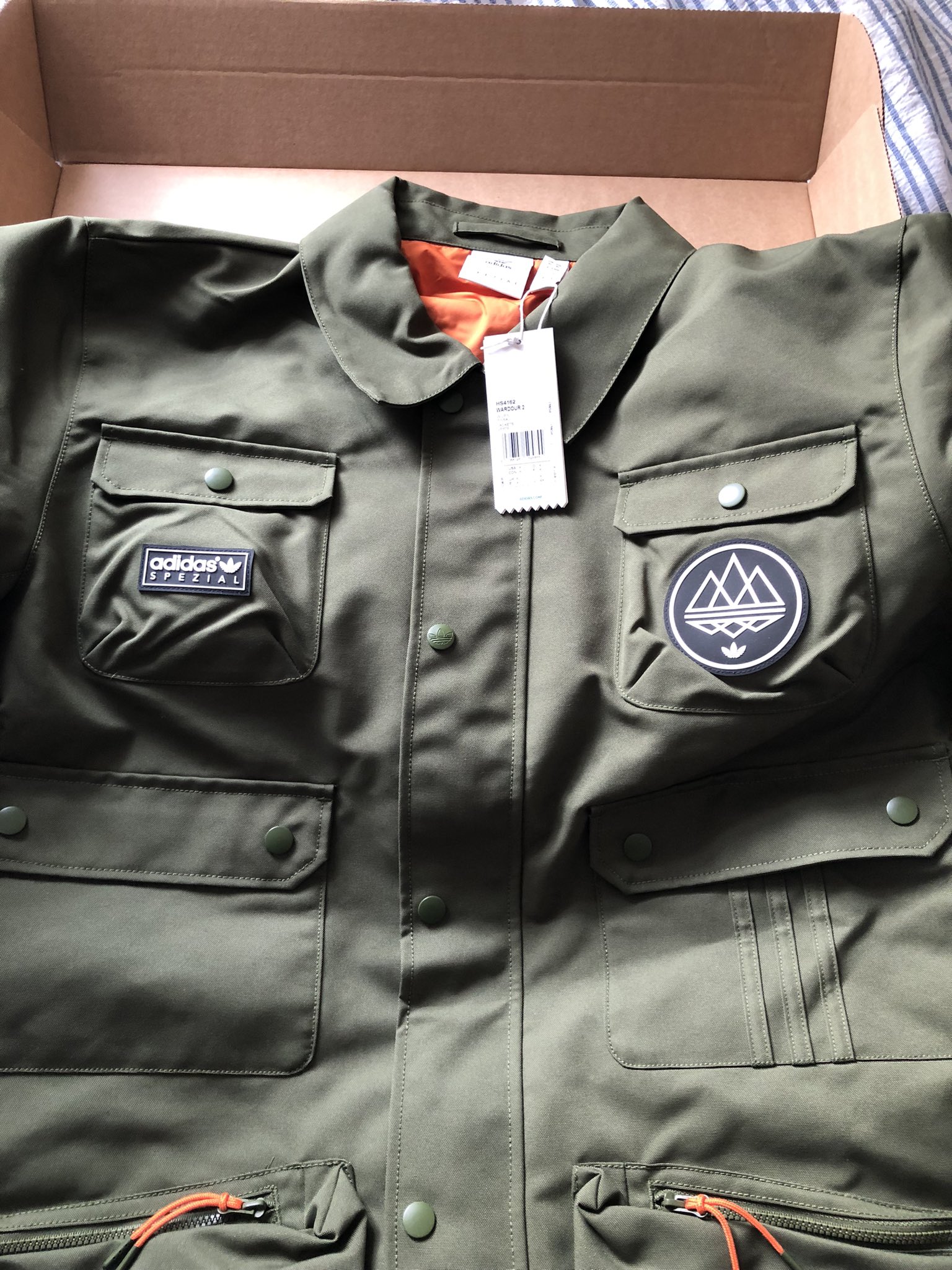 Adidas originals spezial wardour military jacket deals