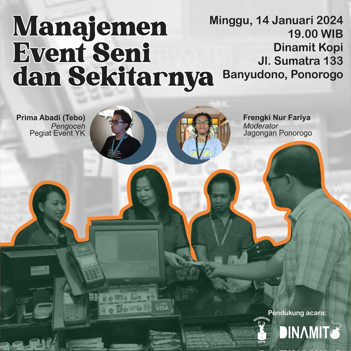 rusamenjana's tweet photo. Besok. Sila datang dengan tertib jangan pukul-pukulan.

Jam, 19.00
Sharelok, Rusamenjana Bookstore

#rusamenjana #rusamenjanabooks https://t.co/GYMiX72sto