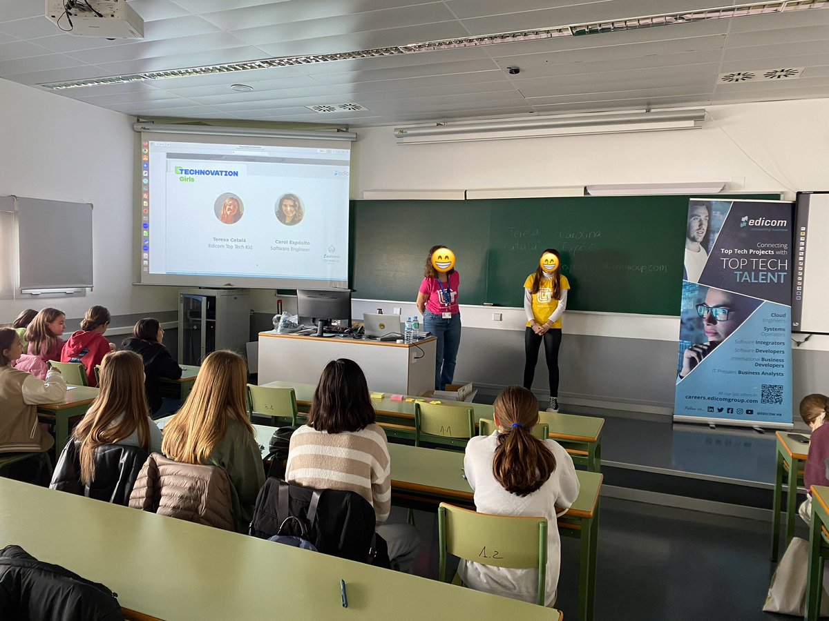 Robert Giret (@robertgiret) on Twitter photo Third session this morning: Planificación y gestión de proyectos. Thanks <a href="/EdicomGroup/">EdicomGroup</a> ! (This time it's one of our school mums!) <a href="/C_Mas_Camarena/">Complejo Educativo Mas Camarena</a> #TechnovationGirls <a href="/UPV/">Universitat Politècnica de València</a> Third session this morning: Planificación y gestión de proyectos. Thanks <a href="/EdicomGroup/">EdicomGroup</a> ! (This time it's one of our school mums!) <a href="/C_Mas_Camarena/">Complejo Educativo Mas Camarena</a> #TechnovationGirls <a href="/UPV/">Universitat Politècnica de València</a>