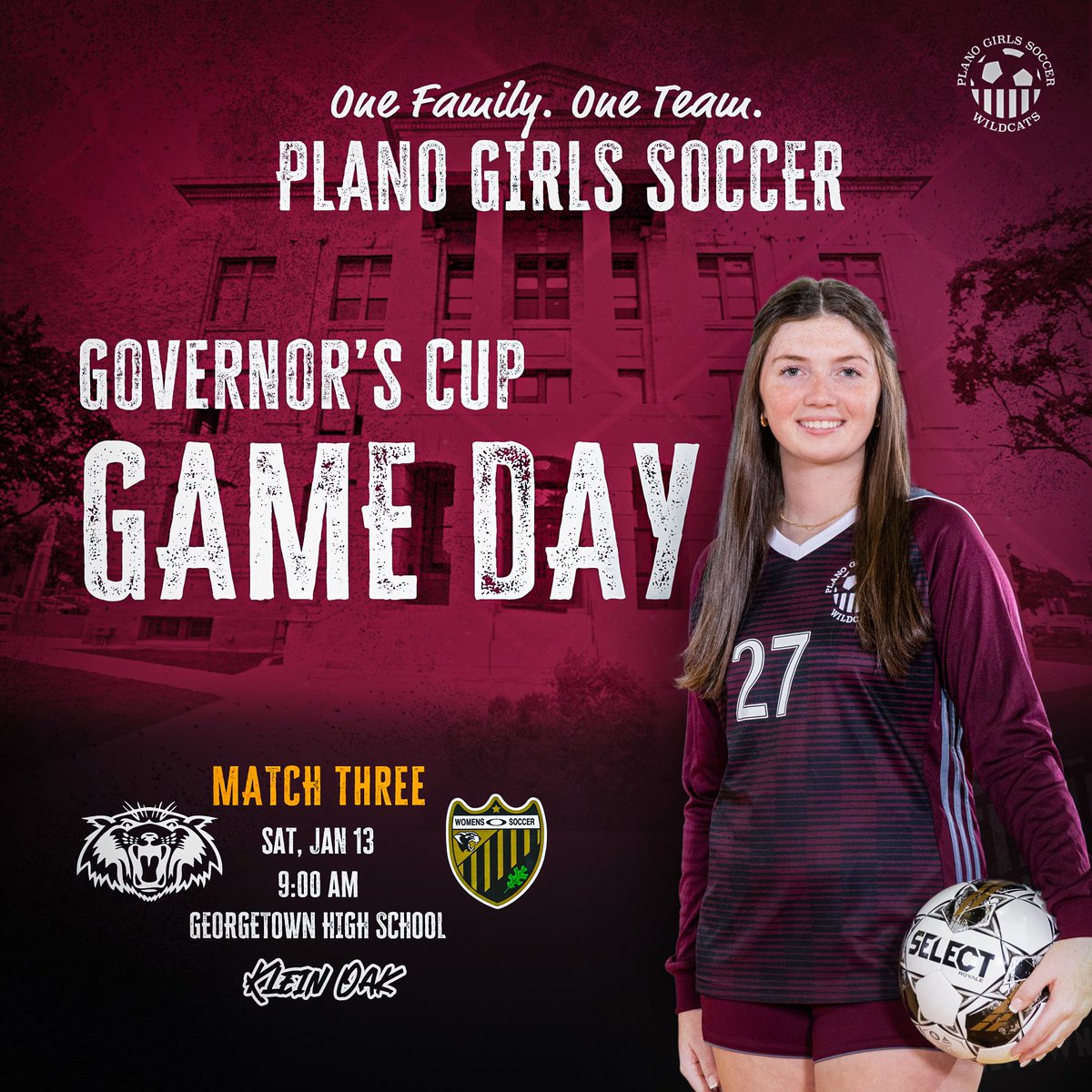 Plano_Wildcats's tweet photo. Wake up! It’s almost time for our final match of the tournament! #governorscup #ofot #onefamilyoneteam #planogirlssoccer #maxprepa #TopDrawerSoccer https://t.co/gAP2bTdeUJ