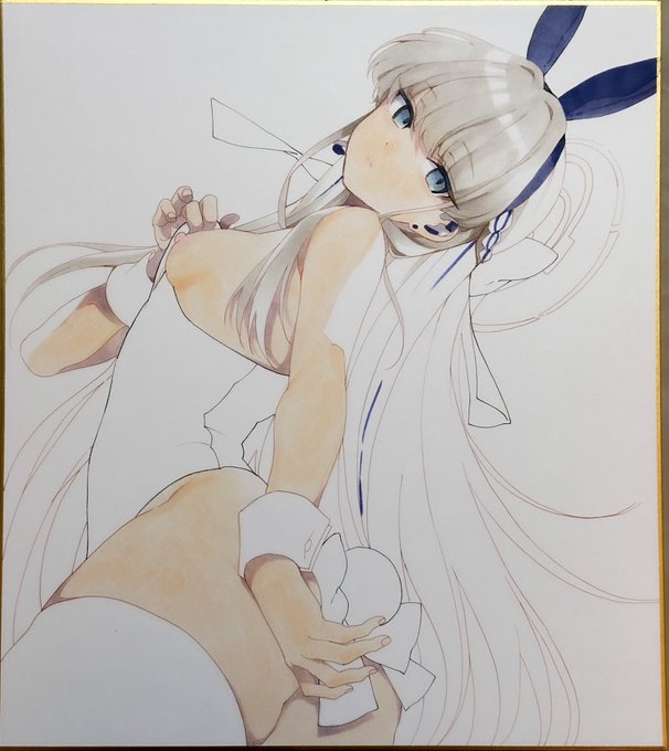 明日こみっくトレジャーの色紙です。1枚目は途中 