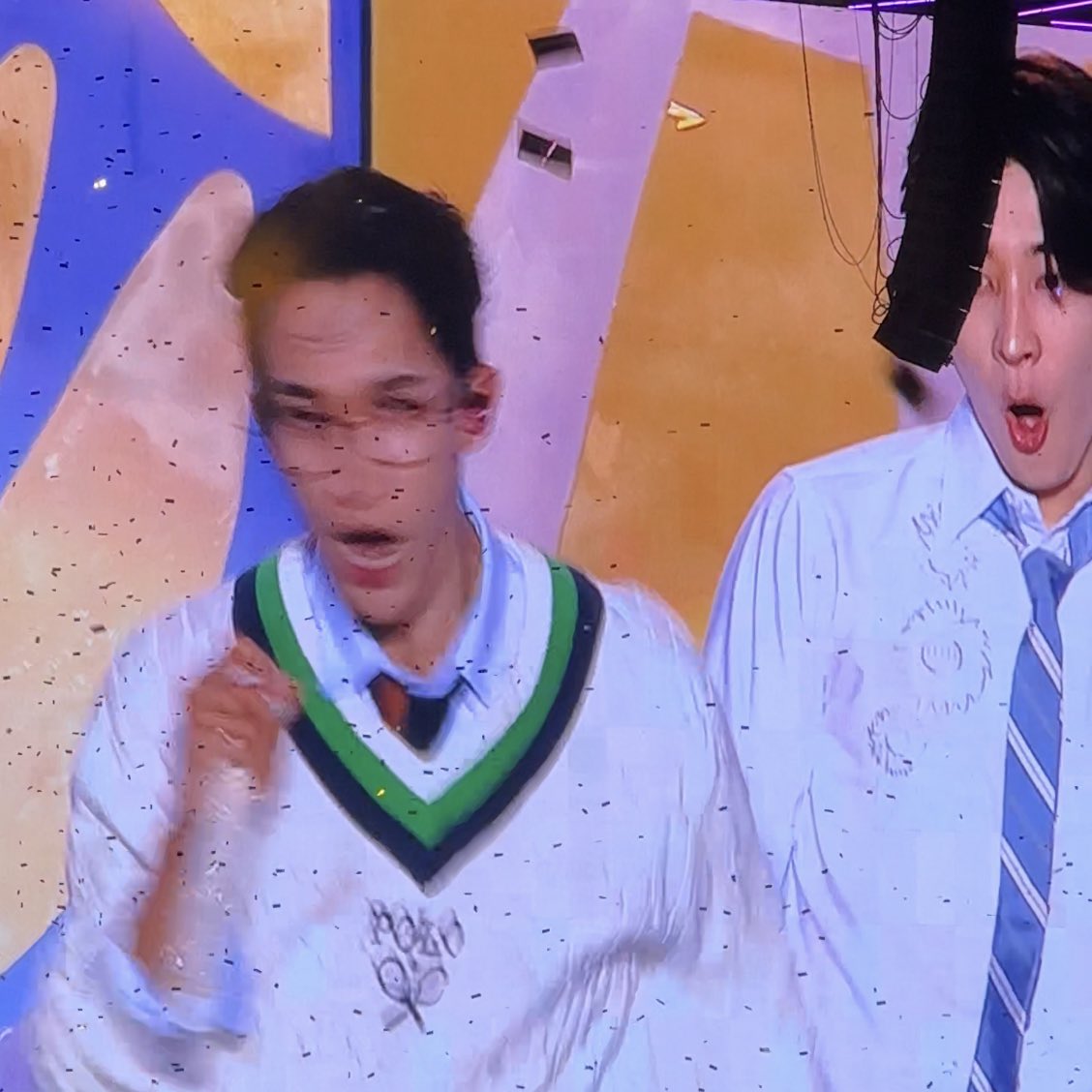 min9yu_tttop's tweet image. WONWOO’S REACTION TO DK  😭😂😭😂