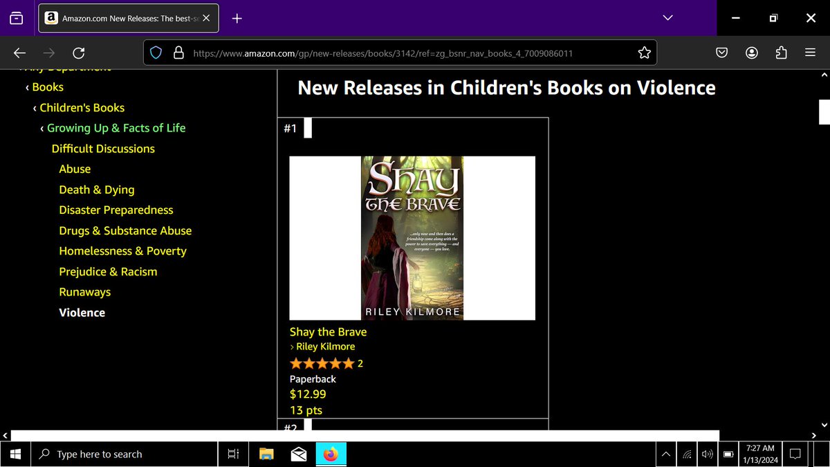 Day #5 topping this chart since its launch on January 9th! Thank you #readingcommunity for embracing #Shaythebrave which is also #3 in new releases on #Multiculturalism &amp; #Tolerance

#friendship #amwriting #middlegradebooks #STEM #teachersoftwitter #librarian #BeYourself #courage