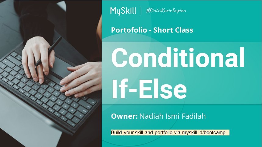 nadiahismee's tweet photo. Halo semuanya aku Nadiah Ismi Fadilah, ini short class pertama ku di My Skill.
Aku mengikuti Short Class Microsoft Excel dengan tema "Conditional If-Else" yang membahas mengenai formula IF, IFS, IF Bertingkat, serta penggunaan "AND" dan "OR" pada fungsi IF.
Terimakasih kepada https://t.co/Zgvu1P9LCb