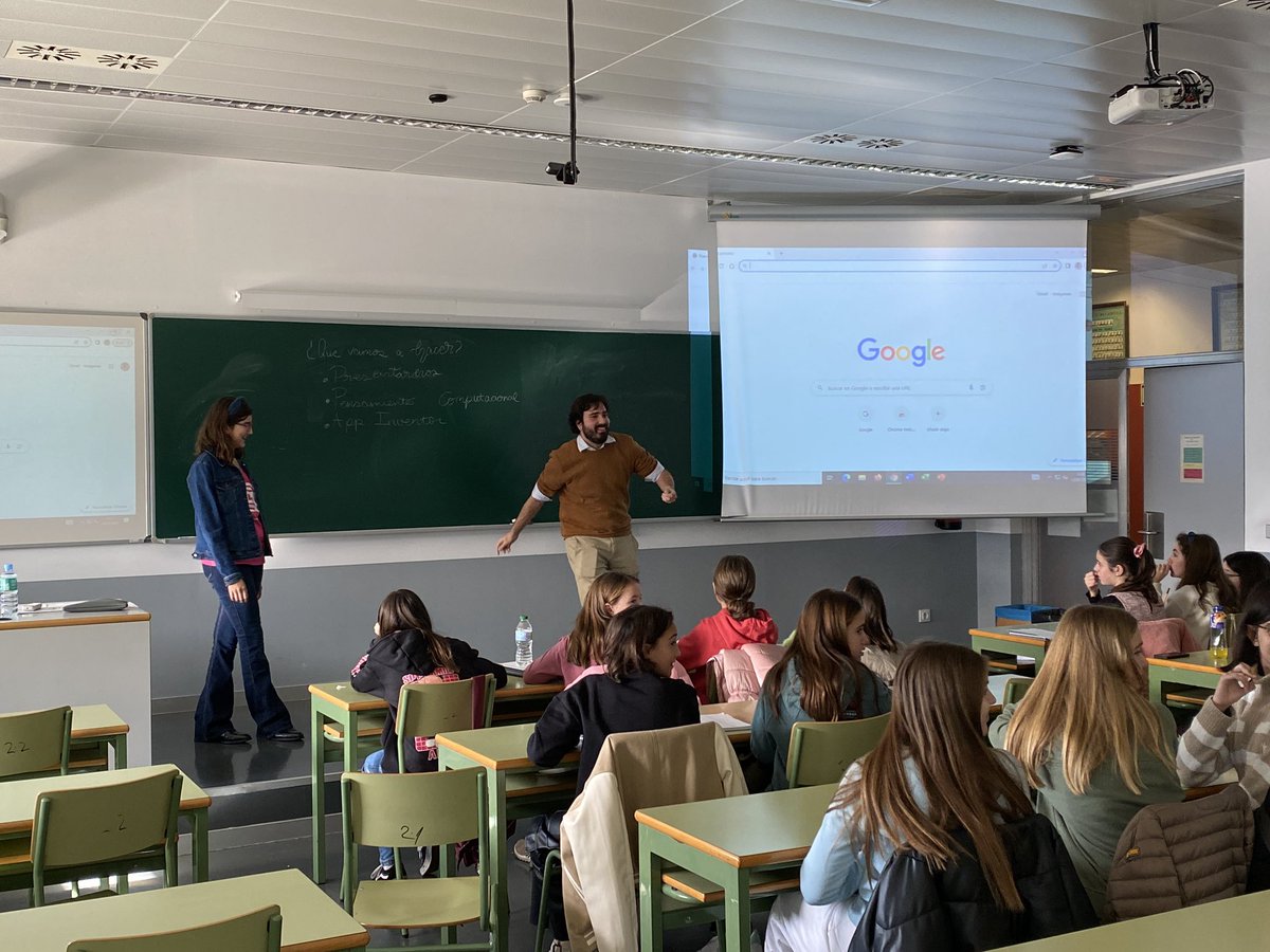 Robert Giret (@robertgiret) on Twitter photo Fourth session this morning: App Inventor (another of our students teaching others!) <a href="/C_Mas_Camarena/">Complejo Educativo Mas Camarena</a> #TechnovationGirls <a href="/UPV/">Universitat Politècnica de València</a> Fourth session this morning: App Inventor (another of our students teaching others!) <a href="/C_Mas_Camarena/">Complejo Educativo Mas Camarena</a> #TechnovationGirls <a href="/UPV/">Universitat Politècnica de València</a>