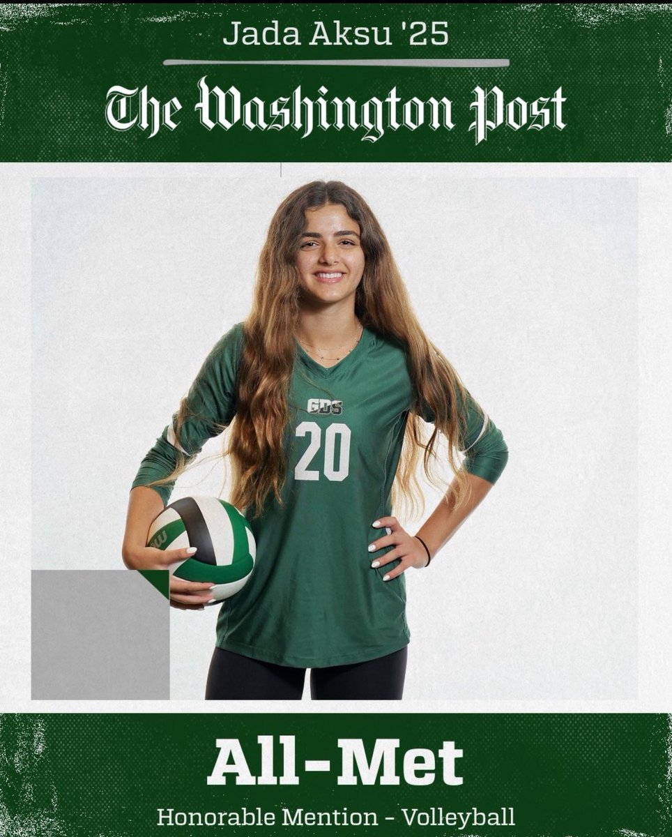 Thank you for including me and my teammates on this list. @washingtonpost @GDSAthletics