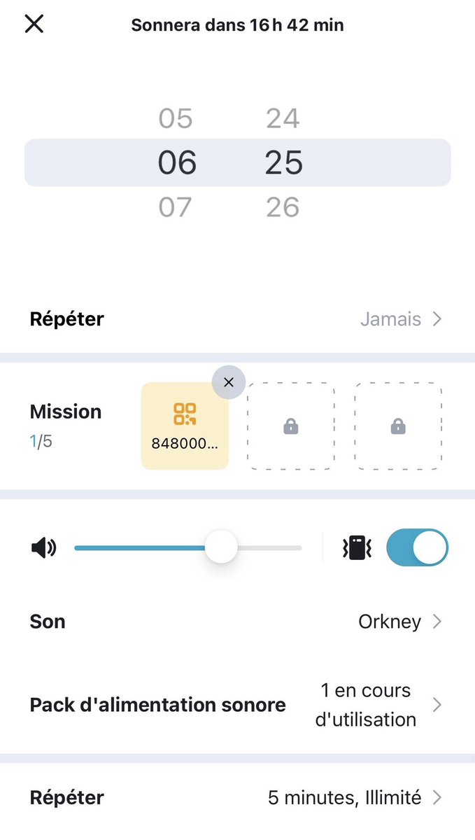 aabvtl's tweet photo. Pour les gens avec un sommeil lourd, qui ont du mal à se lever pour la prière de Fajr ou autre.

Il y’a l’application Alarmy, où vous pouvez instaurer différentes missions, que vous devrez effectuer pour désactiver l’alarme.

Comme par exemple scanner un QR Code aux toilettes. https://t.co/txlQ6sMhuV