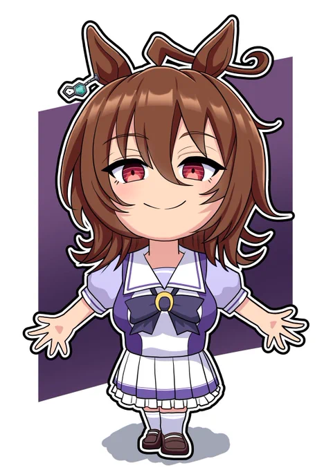 #みんなでデフォルメ絵をあげて幸せな気分になろう ちょいと前に描いてたヤツ