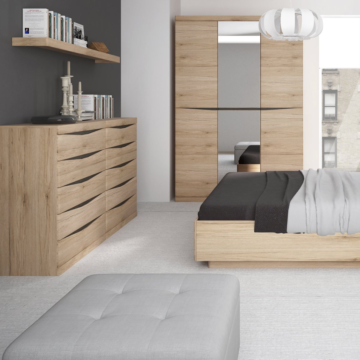 FurnitureBaseUK's tweet photo. Explore the allure of Kensington: grained oak meets modern design seamlessly. A handle-free solution with carved details for sleek lines. Dive into the beauty of this modern collection! #Furniture #HomeDecor #ModernFurniture #GrainedOakDesign 🌿✨ https://t.co/LobIzZmKwH