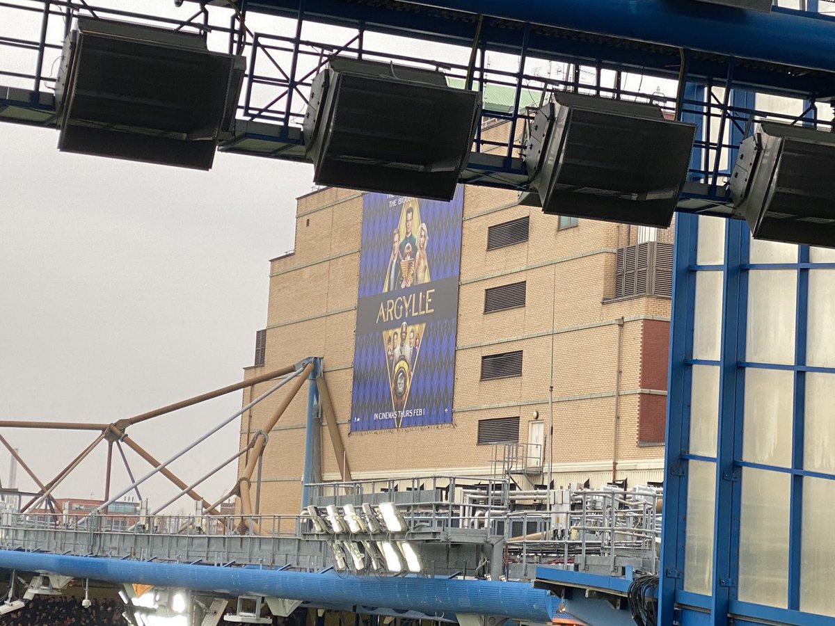 Todd B takes down the Chelsea banner for a ‘coming soon’ film poster. Says everything about the guy