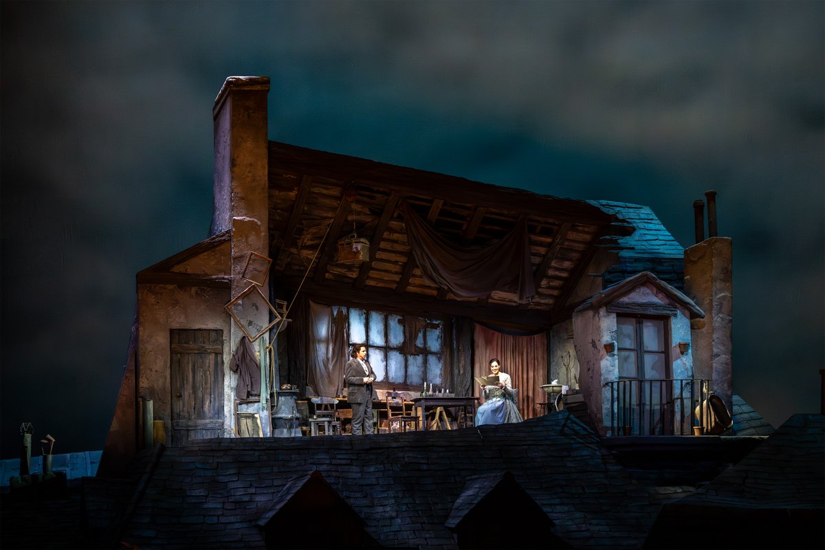 Puccini's timeless tragedy, La Bohème, returns to the <a href="/MetOpera/">Metropolitan Opera</a> this evening. 
Soprano #ElenaStikhina &amp; tenor <a href="/CostelloTenor/">Stephen Costello</a> as Mimi &amp; Rodolfo with soprano #KristinaMkhitaryan &amp; baritone <a href="/adamplachetka/">Adam Plachetka</a> are the tempestuous lovers Musetta &amp; Marcello. 
All on Opera Night at 7pm 📻