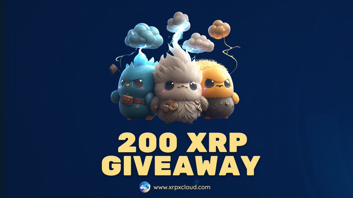 xCLOUD - XRP Ledger ⛈️ (@xcloudxrpl) on Twitter photo XCloud hits 2000 followers! 🌐 To
celebrate, join our 200XRP Giveaway! 🎉
To participate:
1️⃣ Follow <a href="/xCloudXRPL/">xCLOUD - XRP Ledger ⛈️</a>
2️⃣ Like, RT & Tag 3 friends
3️⃣ Join TG: t.me/XCloudXrp
Lucky winner chosen in one month.
Good luck, and thanks for being part of XCloud! 💎🙏
#XRP #XRPL XCloud hits 2000 followers! 🌐 To
celebrate, join our 200XRP Giveaway! 🎉
To participate:
1️⃣ Follow <a href="/xCloudXRPL/">xCLOUD - XRP Ledger ⛈️</a>
2️⃣ Like, RT & Tag 3 friends
3️⃣ Join TG: t.me/XCloudXrp
Lucky winner chosen in one month.
Good luck, and thanks for being part of XCloud! 💎🙏
#XRP #XRPL