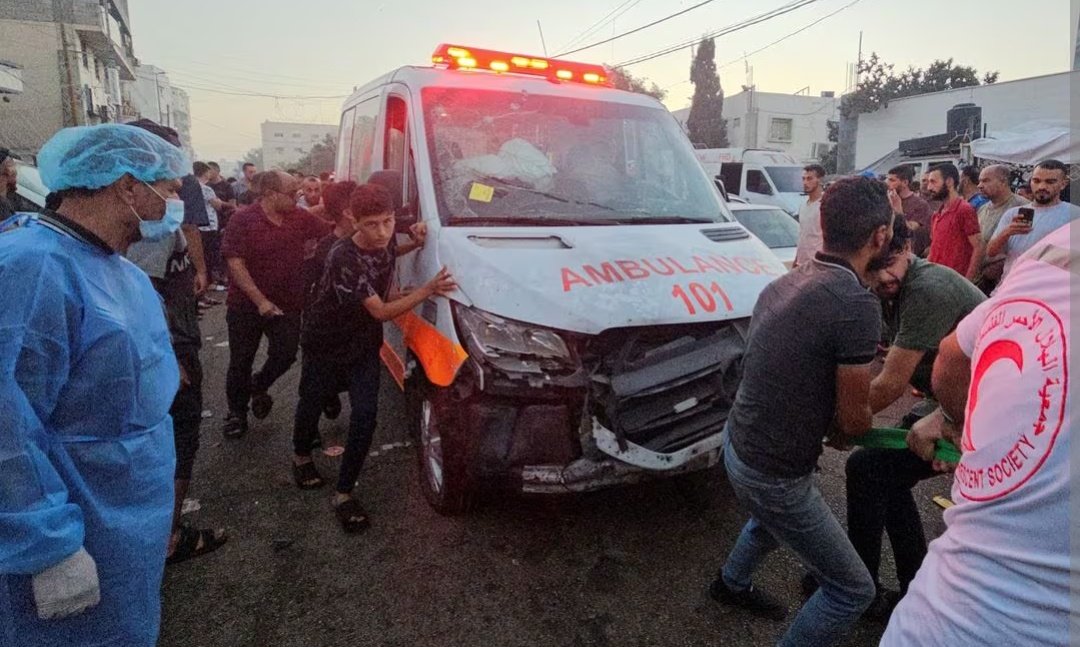 Marchfoward's tweet photo. TERKINI

ALLAHUAKBAR 

HANYA TINGGAL 6 BUAH AMBULANS SAHAJA YANG BERFUNGSI UNTUK SEMUA PESAKIT DAN HOSPITAL DI SELURUH SEMENANJUNG GAZA

KEMENTERIAN KESIHATAN GAZA https://t.co/kvCqxZSPpp