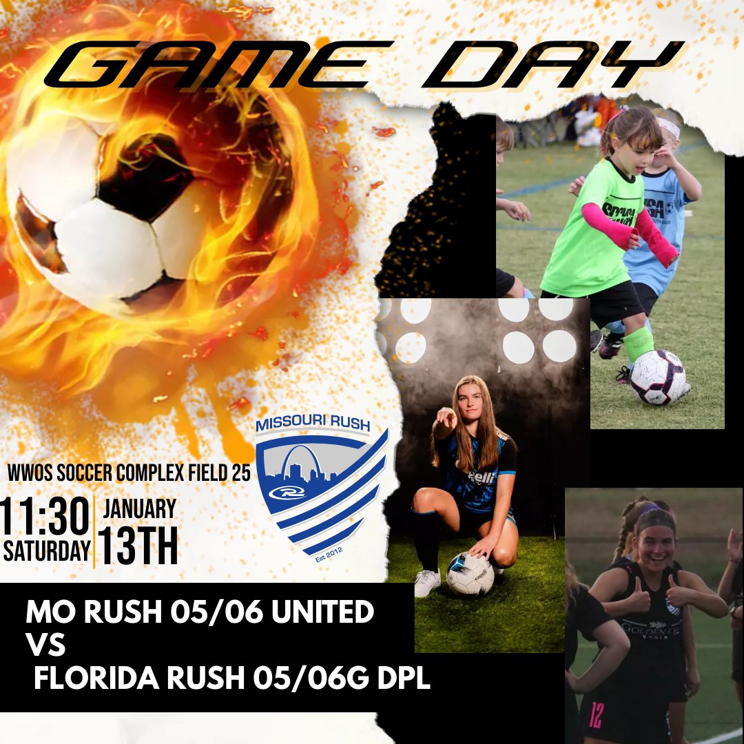 Game Day!!  Have Fun and play hard!!
🏟️WWOS Soccer Complex Field 25
⌚️11:30