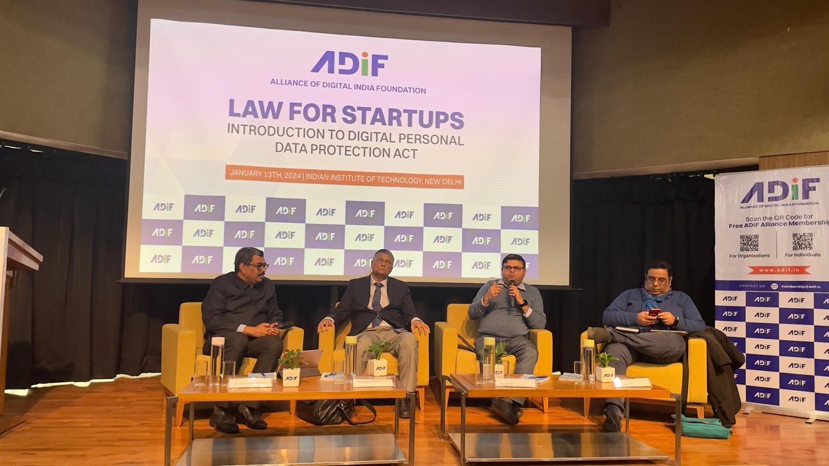 Shri Abir Roy (<a href="/roy_sarvada/">Abir Roy</a>) stressed on the importance of vetting third party contracts, securing data processing activities, maintaining legal hygiene as a data fiduciary, and how this act can be enabling for businesses

#DPDPA #DataPrivacy #startups