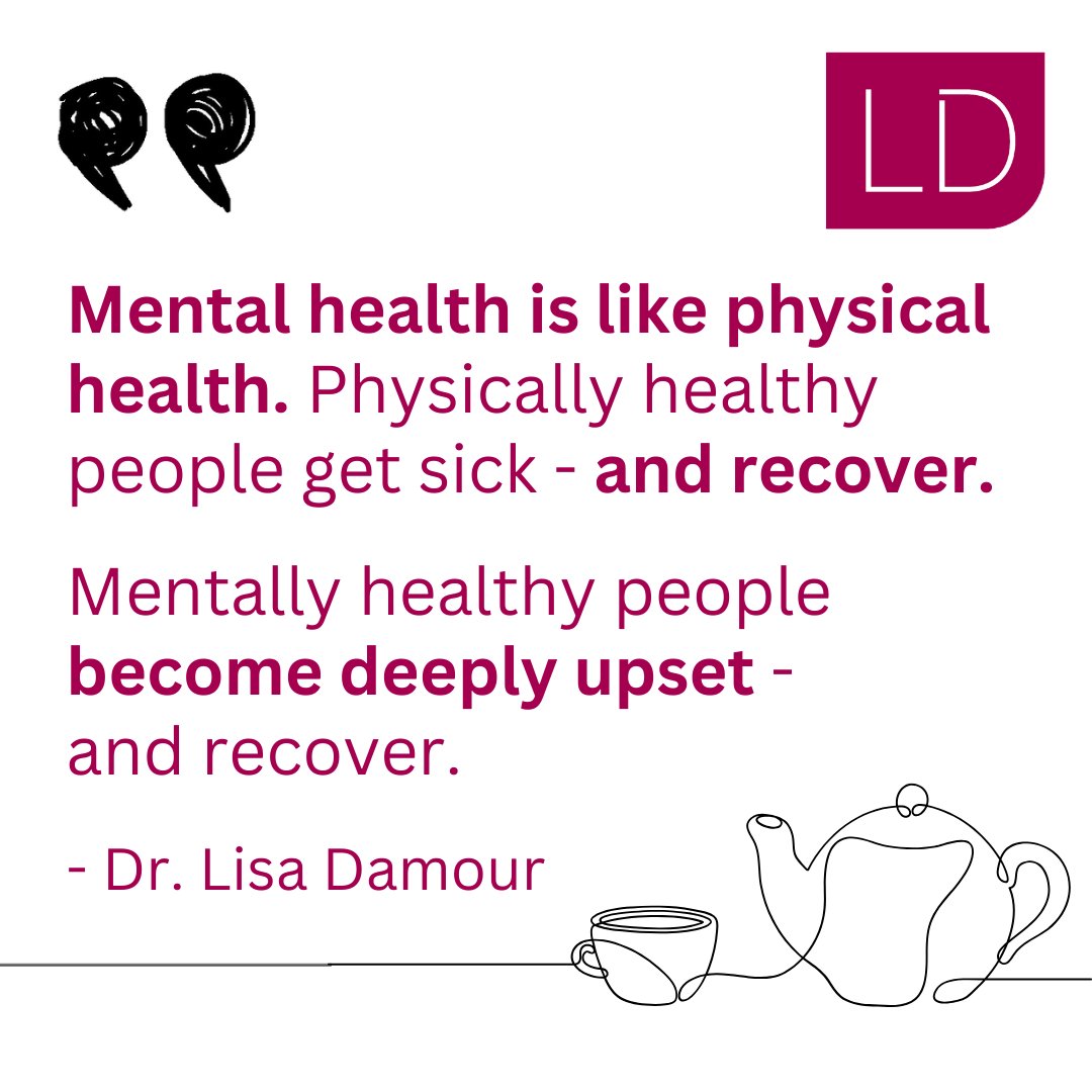 On its own, the presence of psychological distress is not grounds for concern about overall mental health. We only worry when a person who is suffering is unable to find a way to feel better, or turns to costly forms of coping.
