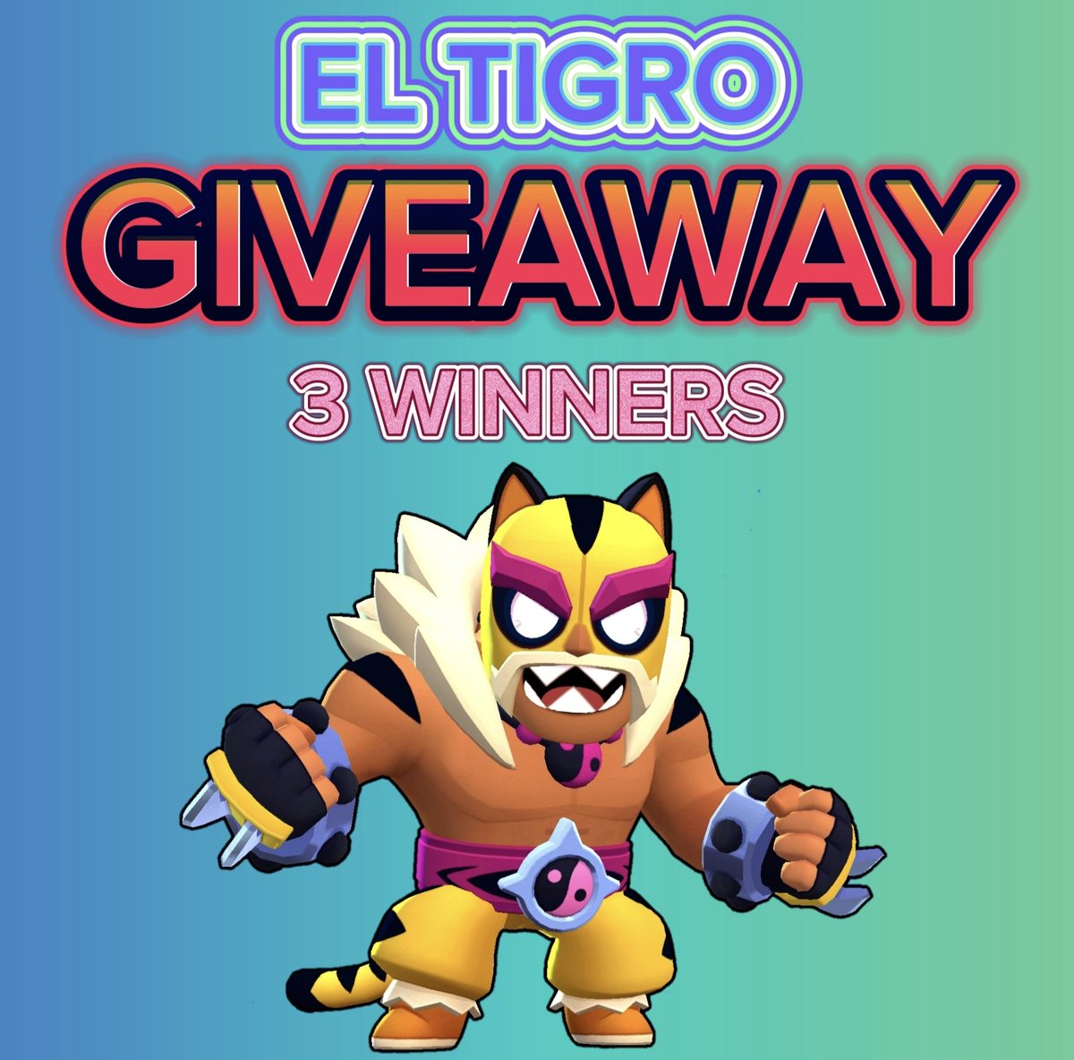 JegarD_164's tweet photo. GIVEAWAY ×3 SKIN EL TIGRO 🐯

To enter:
✅Follow me @JegarD_164
✅Like ❤️ &amp; Retweet 🔄

announced in: 18th of January🏆

#BrawlStars #BrawlStarsGiveaway #Giveaway #GiftedBySupercell https://t.co/IDneKNZwLK