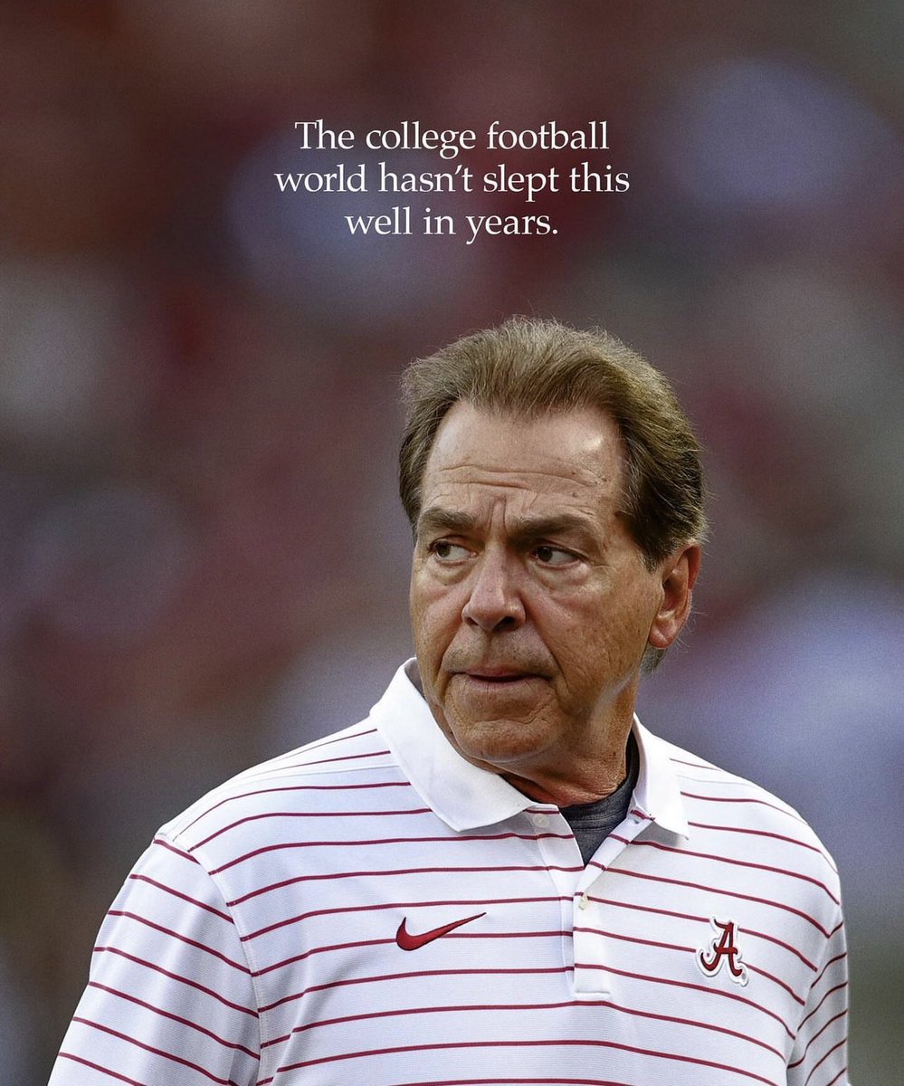 JoePompliano's tweet photo. Nike’s farewell ad for Nick Saban is phenomenal: https://t.co/HSUIqyDAAb
