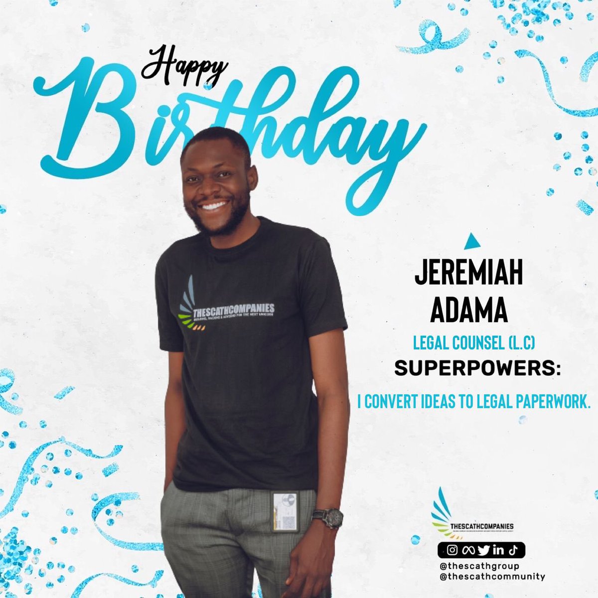 scathcommunity's tweet photo. Happy birthday to our very own LC @JerrySpitfire 🎈
We’re glad to have you on the TSC Team, Thank you for all you do.
#tscbirthday https://t.co/ZBb2eyhikd