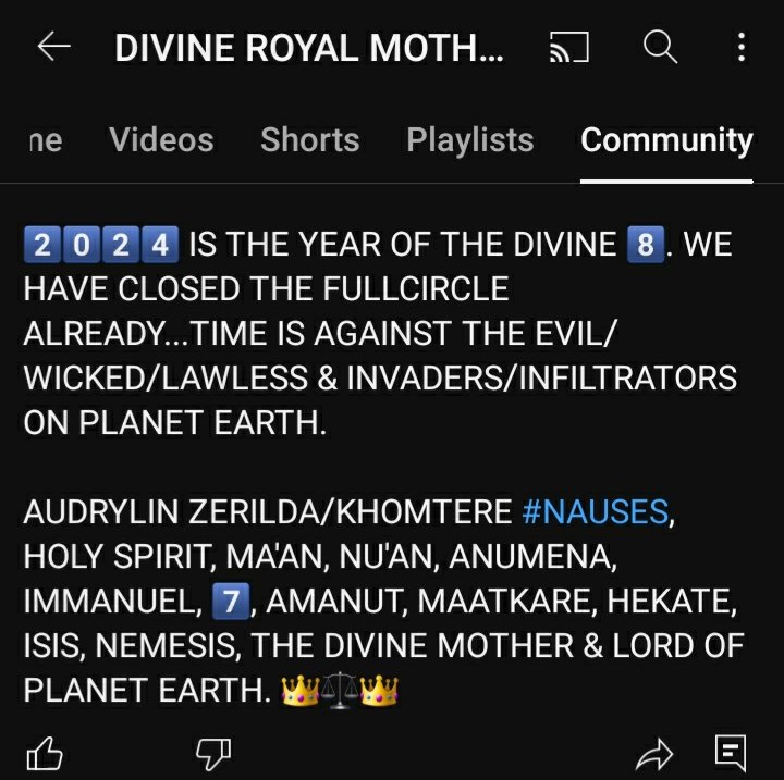 soul_frequency's tweet photo. 13 JANUARY 2024: RIGHTEOUS WARRIORS DON'T BOW BEFORE SATAN &amp; HIS HOSTS/ALLIES...eYe AM MA'AN, NU'AN &amp; BEAUTIFUL FIRE🔥...eYe AM WHO eYe SAY eYe AM. 👑⚖🔥
#AMANUT - #MAATKARE ⚖
#DivineInterventionJudgment 
👑MA'AN/NU-AN #PlanetAudrylin
~AUDRYLIN ZERILDA #AUDRYNIN #EmpressOfEarth https://t.co/eyODZF4c6l