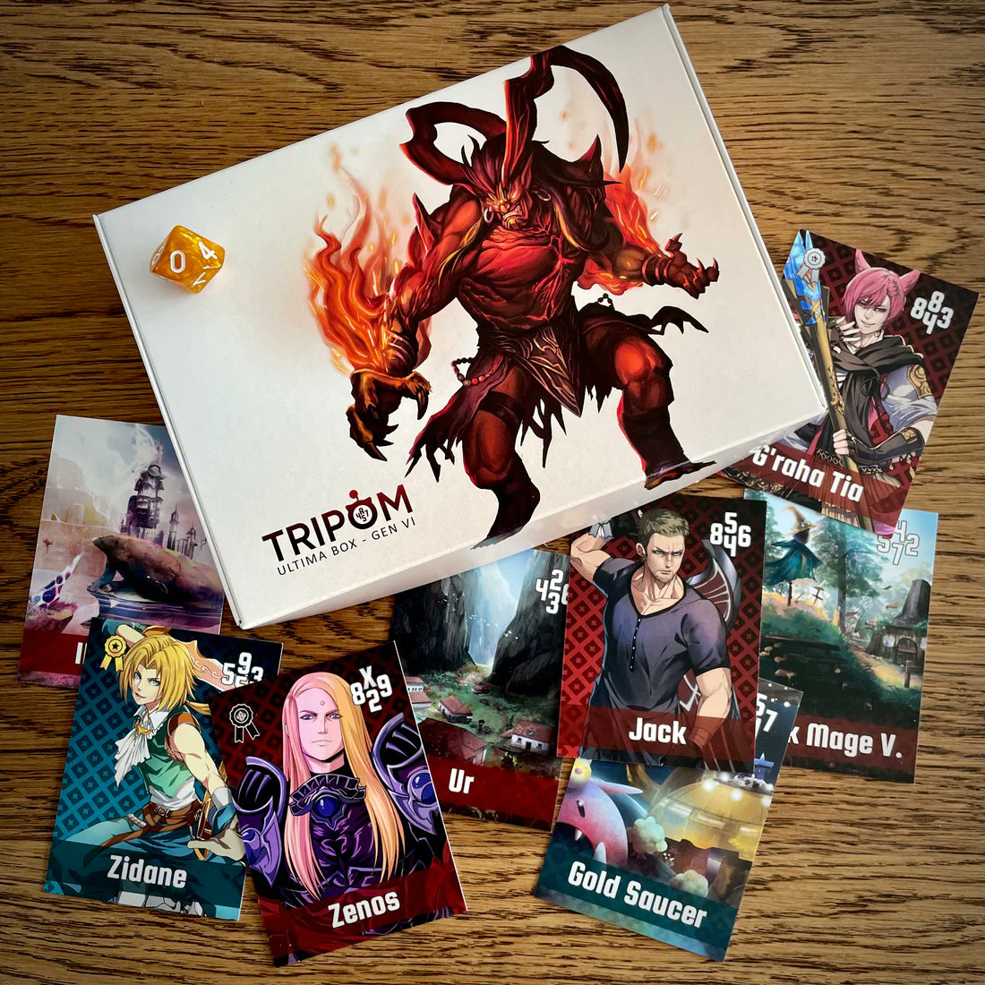 **GIVEAWAY** 🎁 KupoCon has crafted a series of trading cards called TriPom. It's inspired by Triple Triad in FF8.  We're giving away some FREE boosters. Simply repost for a chance to win! 5 winners will be selected in 24 hours.

You can obtain TriPom via Patreon