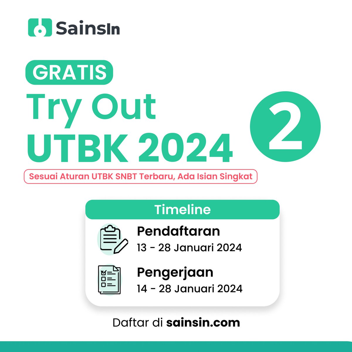 SainsIn - Try Out UTBK tweet media
