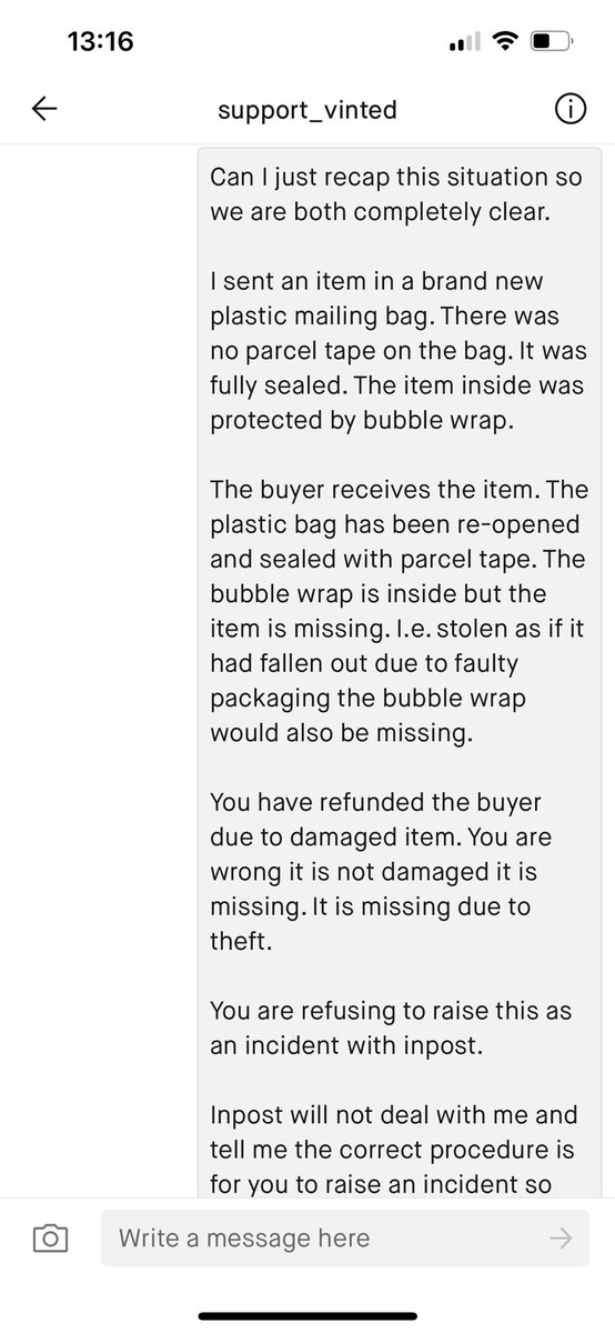 m_collins78's tweet photo. Little money saving hack from @vintedUK 
I mean I won’t be doing this as it’s theft and against the law https://t.co/fgWb1W7kuo