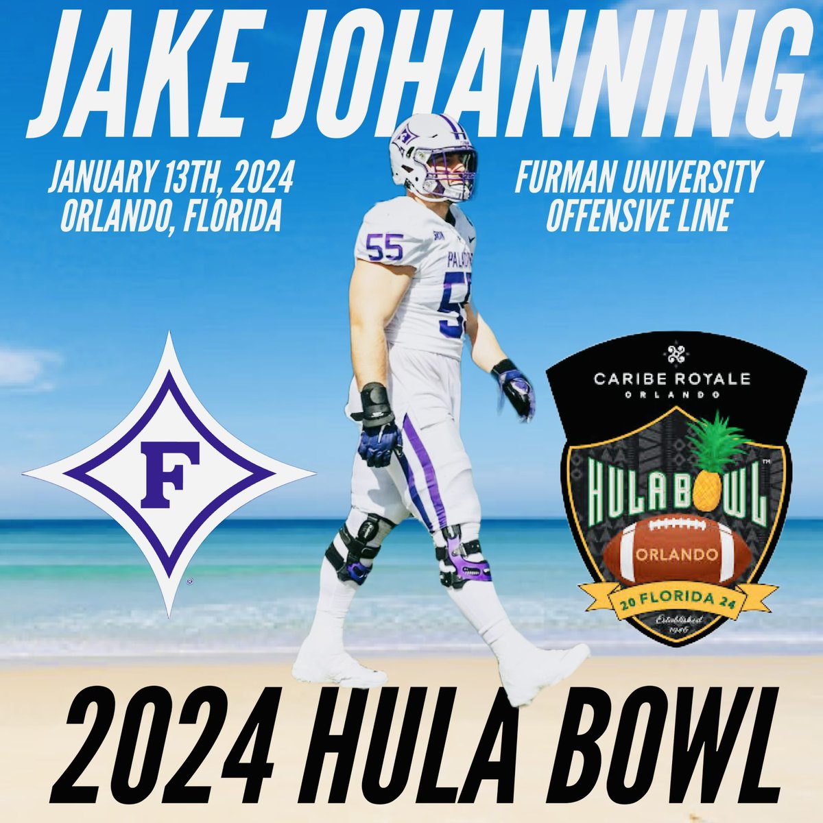 PaladinFootball's tweet photo. Great week of practice and Good Luck to our guy Jake Johanning today 👏
#FUAllTheTime I #EliteIsTheStandard https://t.co/tRrjARvUAg