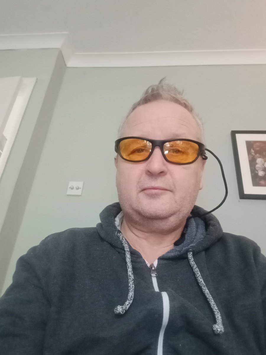 worksovart's tweet image. Anyone find driving at night difficult because of the dazzling headlights of oncoming traffic? Lights are so bright I am sure drivers can see into the future. Got me a pair of these today for cutting down the glare. Trouble is I look like Ali G. Booyakasha
#Traffic 
#headlights