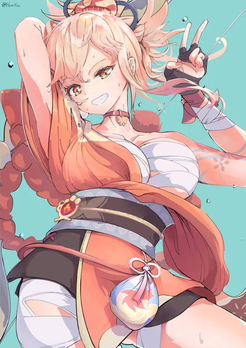 お姉ちゃんにまかしときっ!#GenshinImpact #原神 #Yoimiya 